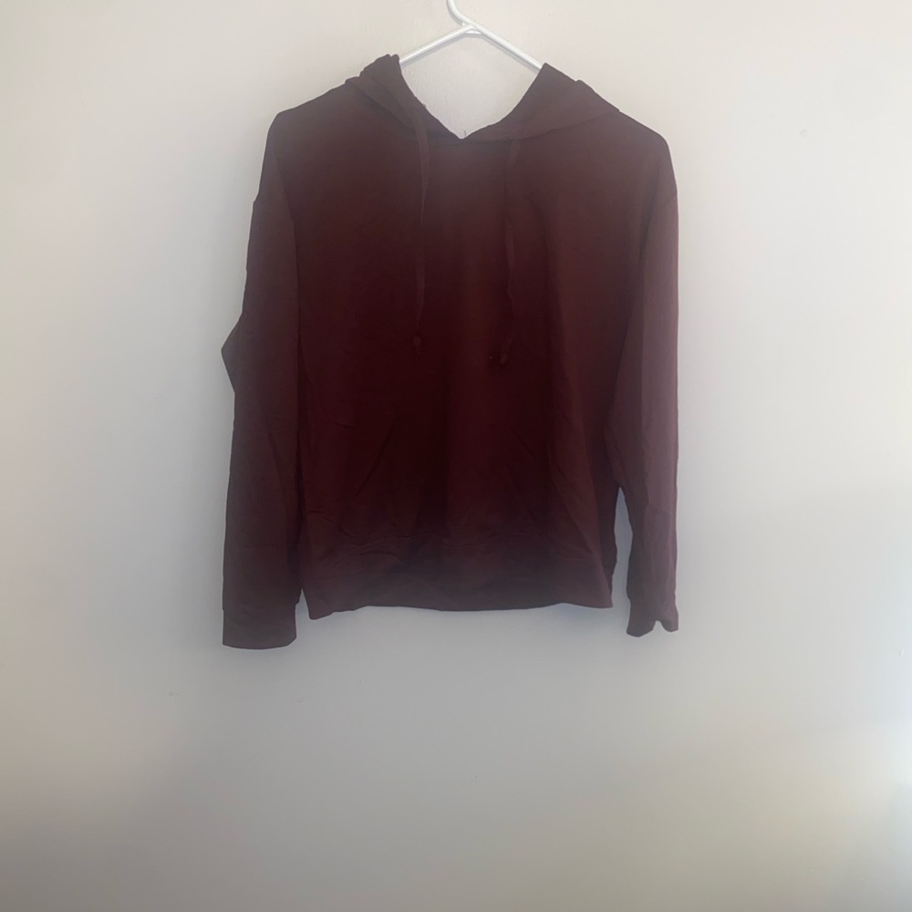 Hooded lightweight sweatshirt “hoodie” Casual Brown